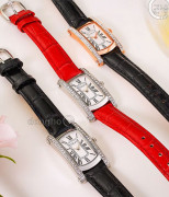 Đồng hồ Saga Stella 71836-RGSVBK-2 - Nữ - Kính Cứng - Quartz (Pin) Đính Đá Pha Lê - Mặt Số 20*37mm