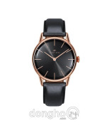Đồng hồ August Berg 10232B01LBK - Nữ - Kính Sapphire - Quartz (Pin) Dây Da - Chính Hãng - Size 32mm