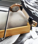 Đồng hồ August Berg 10140B01LBK - Nam - Kính Sapphire - Quartz (Pin) Dây Da - Chính Hãng - Size 40mm