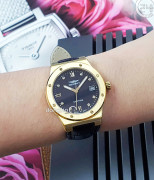 Đồng hồ Newsky NS5024L.L04 - Nữ - Kính Sapphire - Quartz (Pin) Dây Da - Chính Hãng - Size 34mm