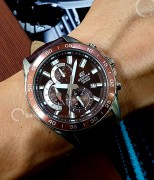Đồng hồ Casio Edifice EFV-550L-5AVUDF - Nam - Quartz (Pin) Dây Da - Chính Hãng