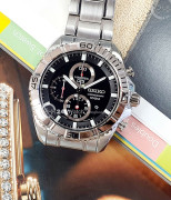 Đồng hồ Seiko Criteria SNDF17P1 - Nam - Kính Sapphire - Quartz (PIn) Dây Kim Loại - Chính Hãng - Size 45mm