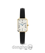Đồng hồ Daniel Wellington Quadro Roman Numerals Date Sheffield DW00100865 - Nữ - Quartz (Pin) Dây Da - Chính Hãng - Size Mặt 20*26mm