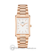 Đồng hồ Daniel Wellington Bound 3 Link Rose Gold DW00100702 - Unisex - Quartz (Pin) Dây Kim Loại - Chính Hãng - Size 35mm