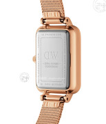 Đồng hồ Daniel Wellington quadro Roman Numerals Melrose DW00100687 - Nữ - Quartz (Pin) Dây Kim Loại - Chính Hãng - Size 26mm