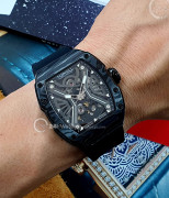 Đồng hồ Tophill Skeleton TUT003G.GB8158 - Nam - Kính Sapphire - Automatic (Tự Động) Dây Nhựa - Chính Hãng - Size 41mm
