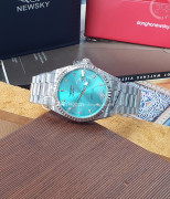 Đồng hồ Newsky NS5020G.S02 - Nam - Kính Sapphire - Quartz (Pin) Dây Kim Loại - Chính Hãng - Size 40mm