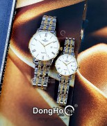 SRWATCH Cặp (SG1074.1202TE - SL1074.1202TE) Kính Sapphire - Quartz (Pin)  Chính Hãng