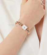 Đồng hồ Daniel Wellington Jolie Chain DW00100835 - Nữ - Quartz (Pin) Dây Kim Loại - Chính Hãng - Size Mặt 15,4x18,2mm