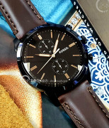 Đồng hồ Fossil Townsman FS5437 - Nam - Quartz (Pin) Dây Da - Chính Hãng - Size 44mm