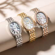 Đồng hồ Saga Stella 72109-GPMWGP-2 - Nữ - Quartz (Pin) Đính Pha Lê - Mặt Số 28mm x 35mm
