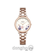 Đồng hồ Saga Chroma Dance 54390-LGCRLG-2A - Nữ - Quartz (Pin) - Mặt Số Đổi Màu - Đính Kim Cương - Size Mặt 34mm