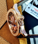 Đồng hồ Newsky NS6006G.L06 - Nam - Kính Sapphire - Quartz (Pin) Dây Da - Chính Hãng - Size 40mm