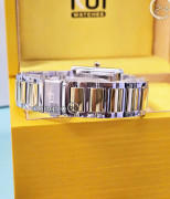 Đồng hồ Koi Tank K005.303.091.50.01.03 - Nam - Kính Sapphire - Quartz (Pin) Dây Kim Loại - Mặt Số 35.5*26mm