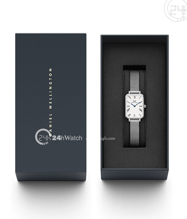 Daniel Wellington 腕時計 Quadro Roman Numerals St DW00100690 Daniel Wellington Quadro Roman Numerals Sterling Watch