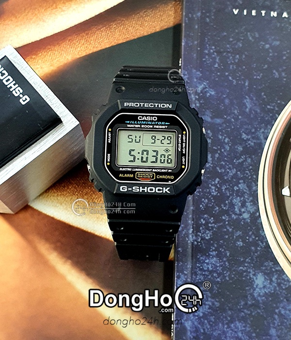 Đồng Hồ Casio G-Shock Dw-5600E-1V - Nam - Quartz (Pin) Dây Cao Su - Chính  Hãng