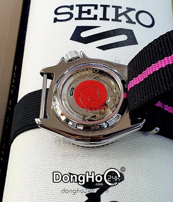 Đồng hồ Seiko 5 Sports Boruto Limited Edition SRPF65K1 - Nam - Automatic  (Tự Động) Dây Vải - Chính Hãng