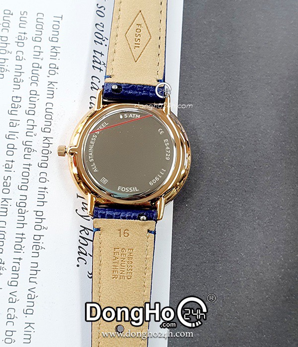 Fossil Prismatic Galaxy ES4729 N Quartz Pin D y Da Ch nh H ng