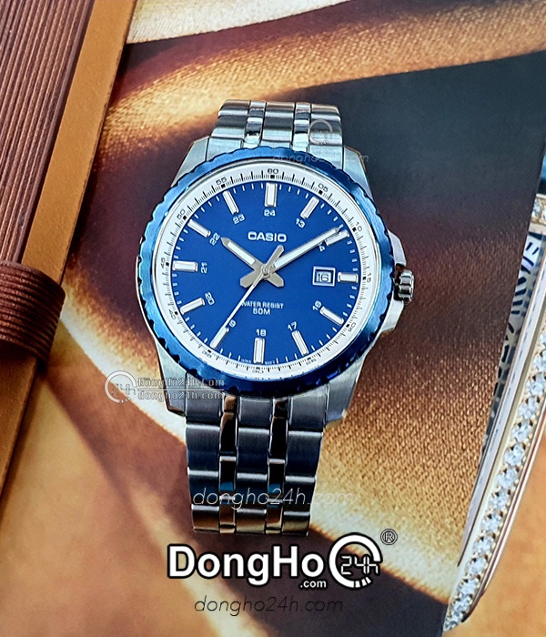 ng h Casio MTP 1328D 2AV Nam Quartz Pin D y Kim Lo i