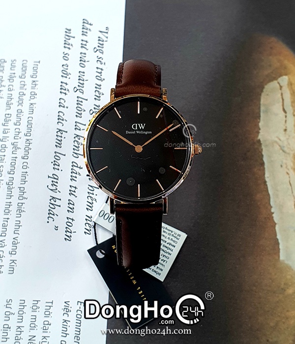 Daniel Wellington Petite Bristol Size 32mm DW00100165 N Quartz Pin Day Da Chinh Hang