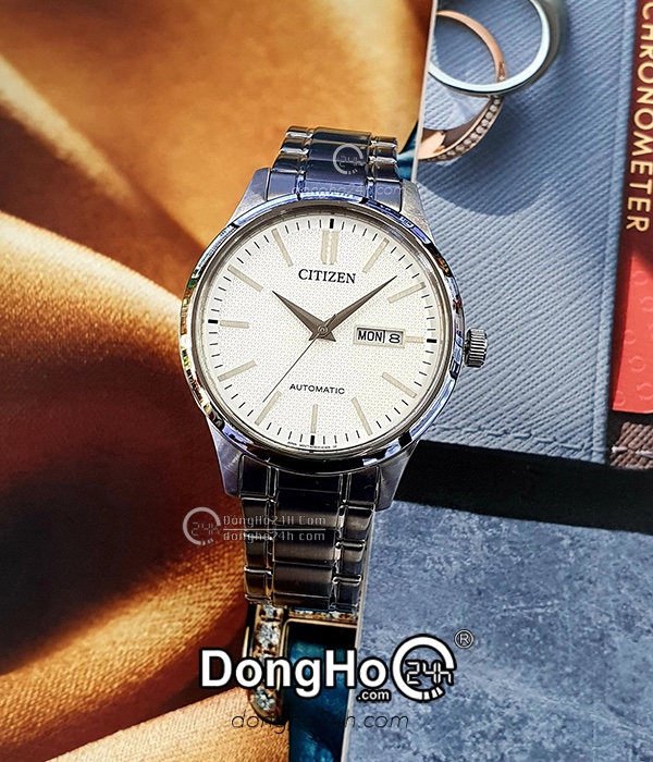 Citizen NH7520-56A - Nam - Kính Sapphire - Automatic (Tự Động) Dây Kim Loại  - Chính Hãng