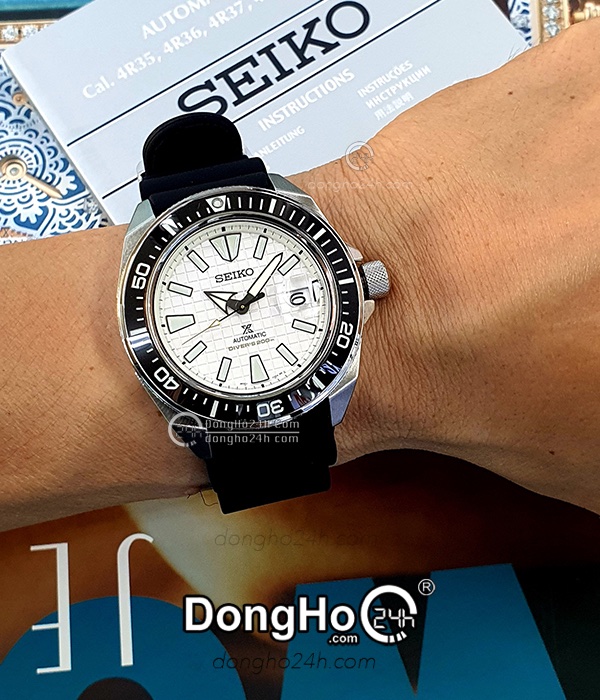 Đồng hồ Seiko Prospex Diver's SRPE37K1 - Kính Sapphire - Nam - Automatic  (Tự Động) Dây Cao Su - Chính Hãng