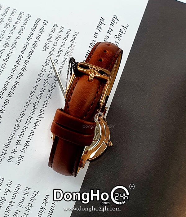Daniel Wellington Petite St Mawes Size 32mm DW00100175 - Nữ - Quartz (Pin) Dây Da - Chính Hãng
