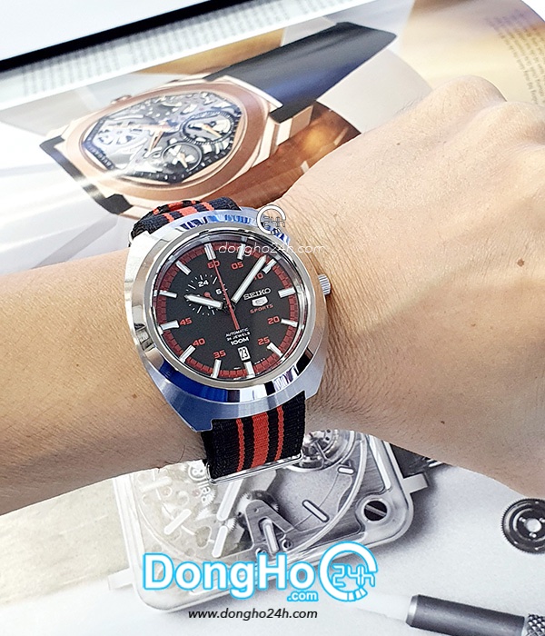 ng h Seiko 5 Sports Retro SSA287K1 Nam Automatic T ng Day V i Chinh Hang