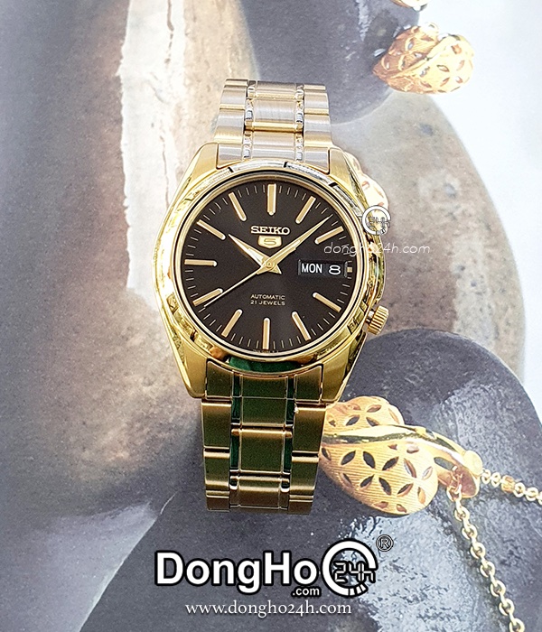 Seiko 5 SNKL50K1 Nam Automatic T ng Day Kim Lo i Chinh Hang
