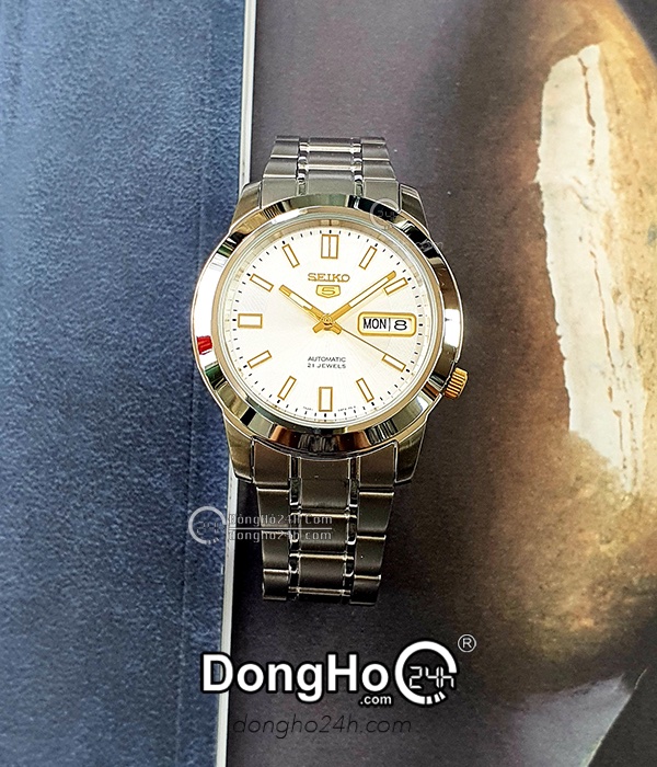 Seiko 5 SNKK09K1 Nam Automatic T ng Day Kim Lo i Chinh Hang