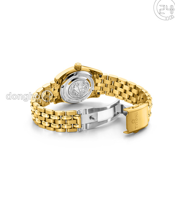 Đồng hồ Titoni Cosmo Queen 729 G-DB-541 - Nữ - Kính Sapphire - Automatic - Dây Kim Loại - Size Mặt 27mm - Swiss Made