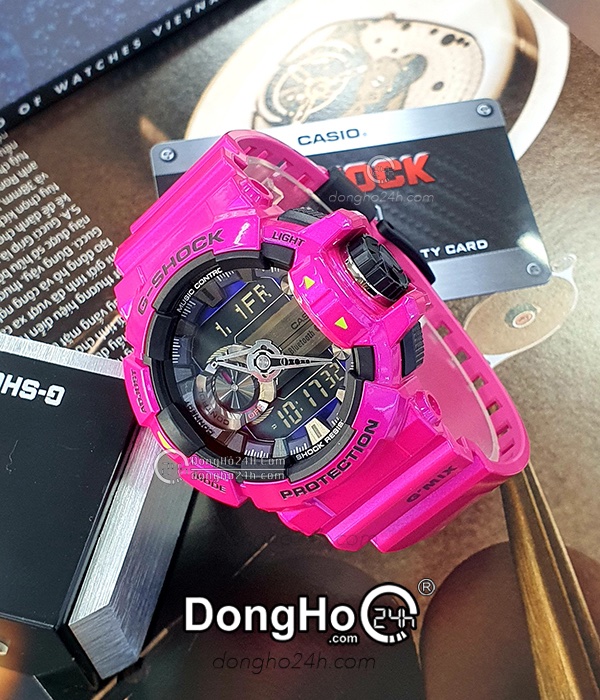 Đồng hồ Casio G-Shock GBA-400-4C Nam Quartz (Pin) Dây Nhựa Chính Hãng