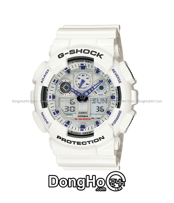 GA-100A-9A | Đồng hồ NAM Casio G-SHOCK GA-100A-9A : ĐỒNG HỒ KIM-SỐ TIÊU  CHUẨN