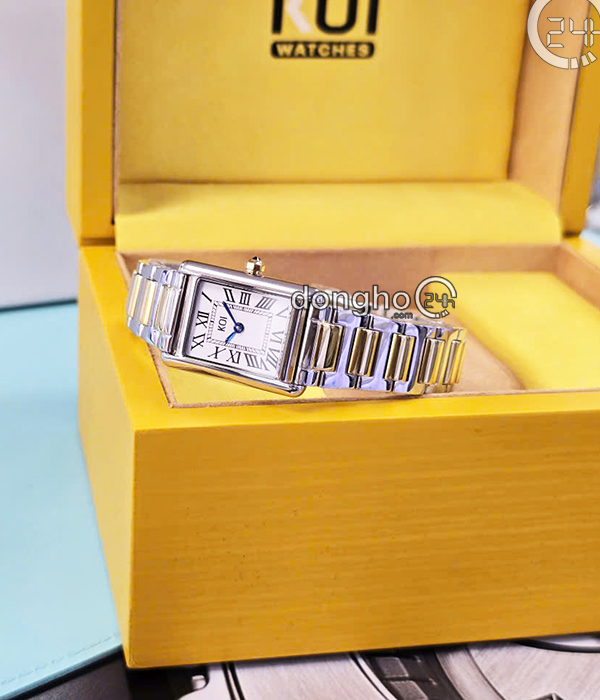 Đồng hồ Koi Tank K005.103.091.50.01.03 - Nữ - Kính Sapphire - Quartz (Pin) Dây Kim Loại - Mặt Số 30*21.5mm