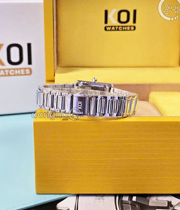 Đồng hồ Koi Tank K005.354.092.03.01.03 - Nữ - Kính Sapphire - Quartz (Pin) Dây Kim Loại - Mặt Số 30*21.5mm