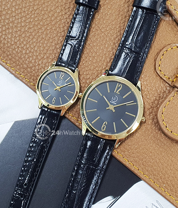 Đồng hồ Le chateau Cặp (L39.112.04.5.2 - L39.112.04.5.1) Kính Sapphire - Quartz (Pin) Chính Hãng