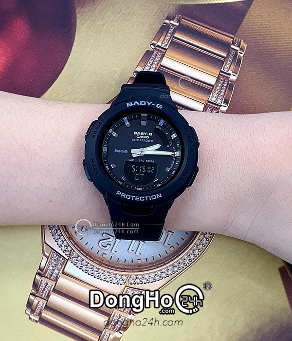 Đồng hồ Casio Baby-G BSA-B100-1A - Nữ - Quartz (Pin) Dây Cao Su - Chính Hãng Đồng Hồ Casio Baby-G Bsa-B100-1A - Nữ - Quartz (Pin) Dây Cao Su - Chính Hãng