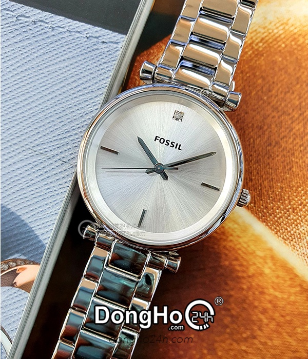 Fossil ES4440 N Quartz Pin D y Kim Lo i Ch nh H ng