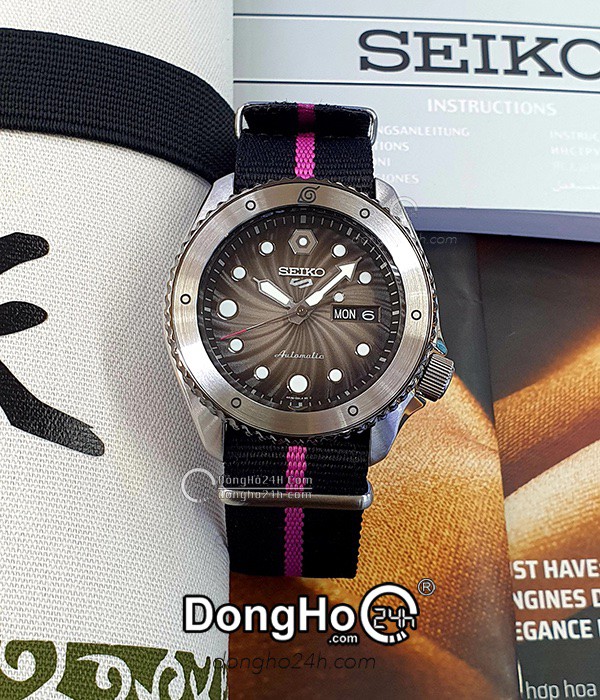 Đồng hồ Seiko 5 Sports Boruto Limited Edition SRPF65K1 - Nam - Automatic  (Tự Động) Dây Vải - Chính Hãng
