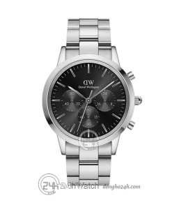 Đồng hồ Daniel Wellington Iconic Arctic DW00100645 - Nam - Quartz (Pin) Dây Kim Loại - Chính Hãng - Size 42mm