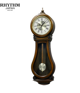 Đồng hồ treo tường Quả lắc Rhythm CMJ529NR06 - Size 26.3*85.5*10.1cm