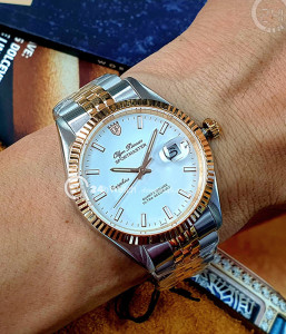 Đồng hồ Olym Pianus OP89322GSR-T-CV - Nam - Kính Sapphire - Quartz (Pin) Dây Kim Loại - Chính Hãng - Size 40mm