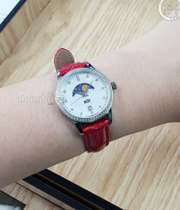 Đồng hồ KOI Moonphase K006.103.65.2.42.11.04 - Nữ - Kính Sapphire – Quartz (Pin) - Dây Da - Size Mặt 29mm