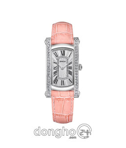 Đồng hồ Saga Stella 71836-SVSVPK-2 - Nữ - Kính Cứng - Quartz (Pin) Đính Đá Pha Lê - Mặt Số 20*37mm