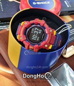 Đồng hồ Casio G-Shock G-Squad FC Barcelona GBD-100BAR-4DR - Nam - Quartz (Pin) Dây Nhựa - Chính Hãng