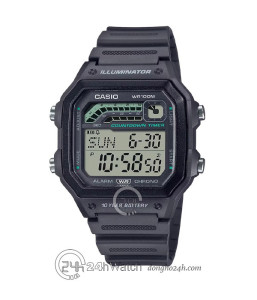Đồng hồ Casio WS-1600H-8AVDF - Nam - Quartz (Pin 10 Năm) Dây Nhựa - Chính Hãng - Size 42.1mm