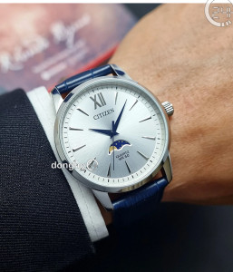 Đồng hồ Citizen AK5000-03A - Nam - Quartz (Pin) Dây Da - Chính Hãng - Size 42mm