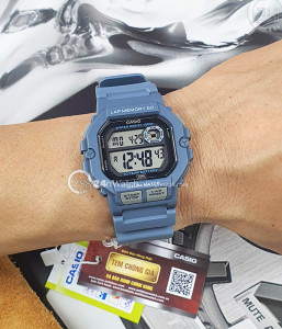 Đồng hồ Casio WS-1400H-2AVDF - Nam - Quartz (Pin 10 Năm) Dây Nhựa - Chính Hãng - Size 44mm