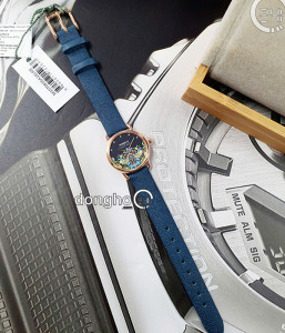Đồng hồ August Berg M1ST0926A16LIDE - Nữ - Kính Sapphire - Quartz (Pin) Dây Da - Chính Hãng - Size 26mm