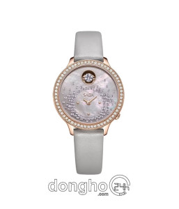 Đồng hồ Saga Dancing Heart 53766-GPZMGGE-2 - Nữ - Kính Cứng - Quartz (Pin) Đính Đá Pha Lê - Mặt Số 34mm